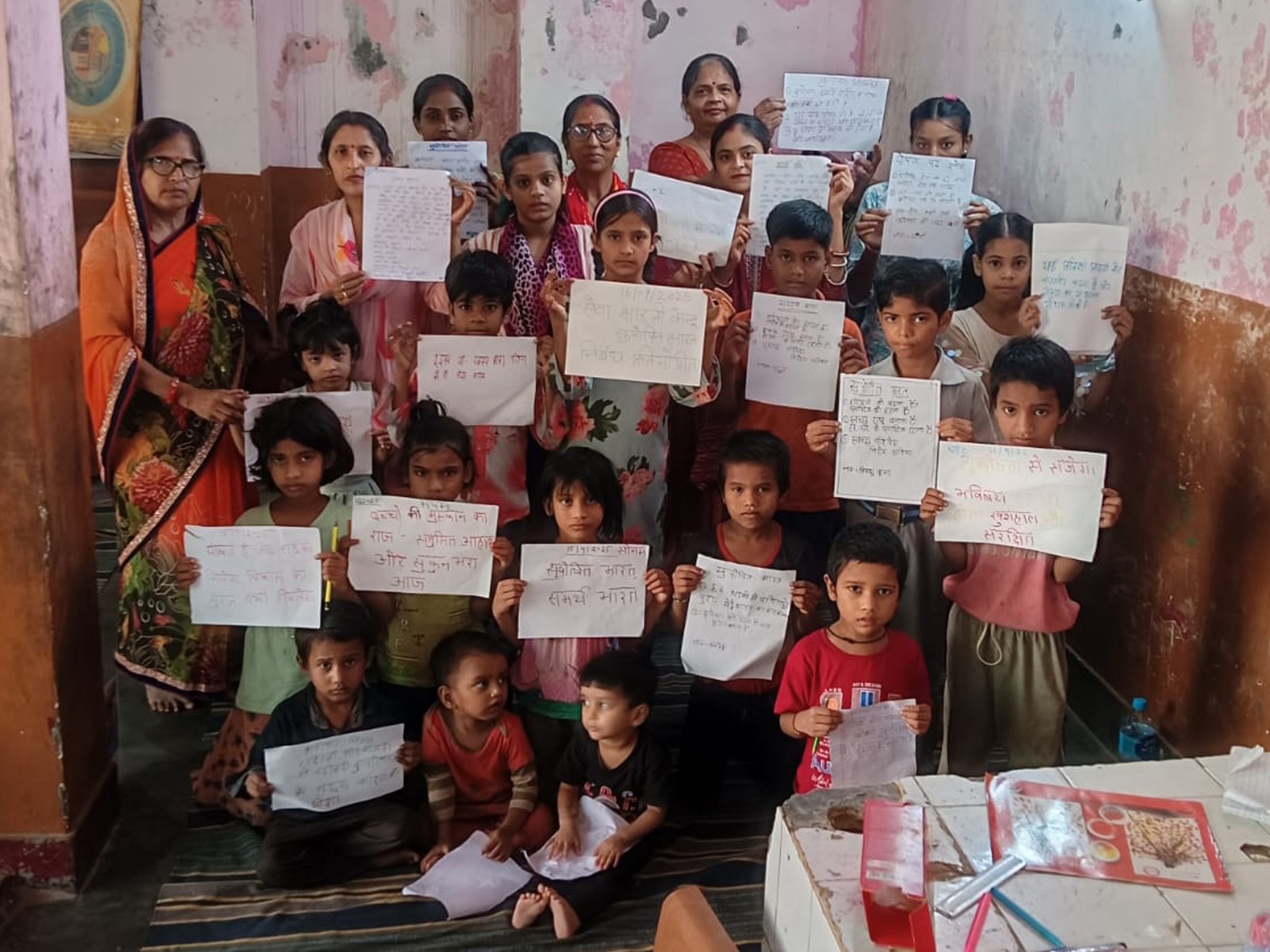 सेवा भारती केन्द्रों पर सुपोषित भारत अभियान का आयोजन और बच्चों को दी गई पोषण की जानकारी
