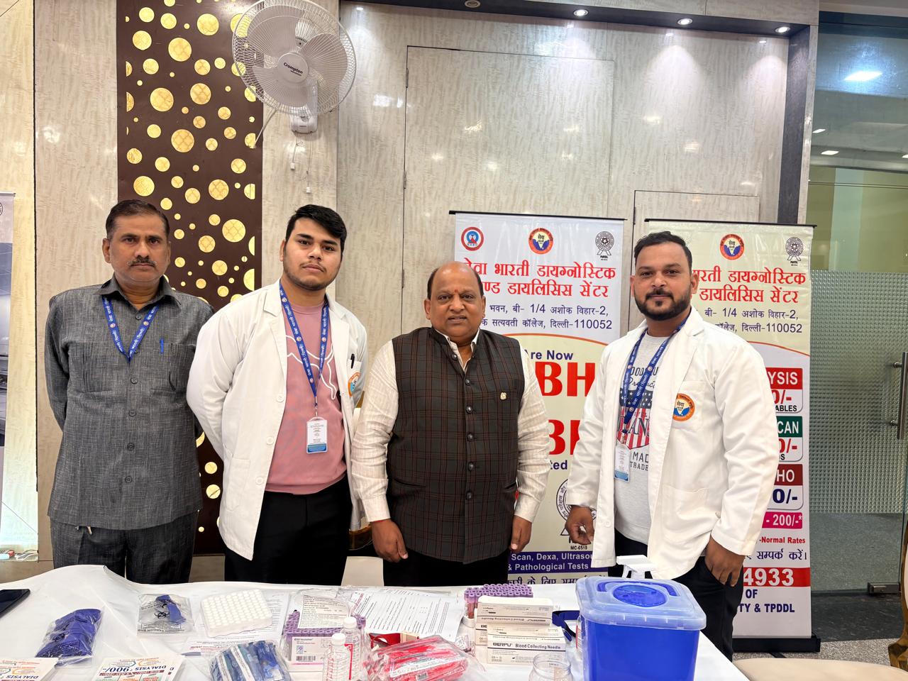 रोहिणी में लक्ष्मी तरु फाउंडेशन और मयूर फ़ूड द्वारा विशाल थैलेसीमिया स्क्रीनिंग एवं रक्तदान शिविर का सफल आयोजन