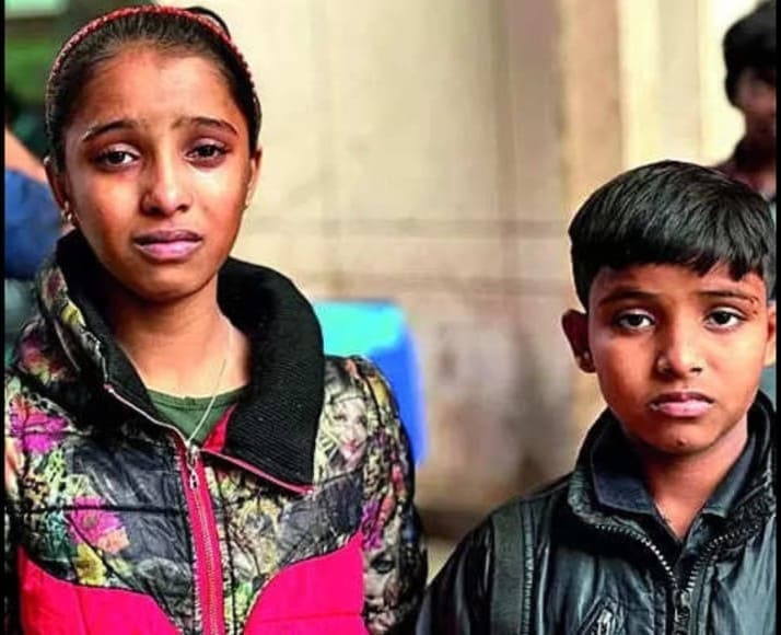 मेट्रो दुर्घटना में जान गवाने वाली रीना के बच्चो को गोद लेगी सेवा भारती
